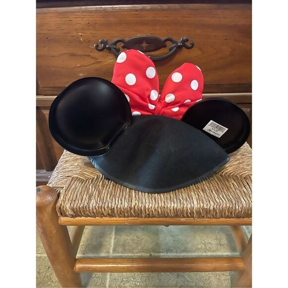 Disney Theme Parks Minnie Mouse Polkadot Ears Hat Youth Sz - Picture 8 of 8